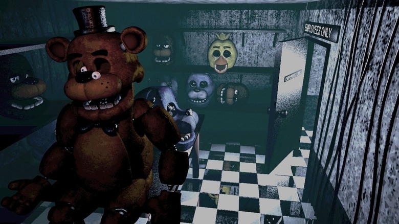 Freddy in a corner