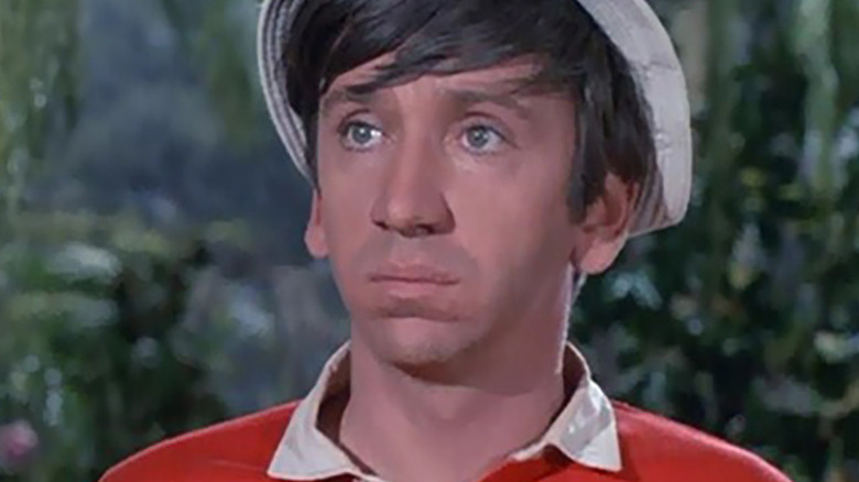 Bob Denver as Gilligan looking confused