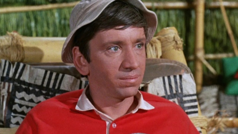 Bob Denver as Gilligan looking confused