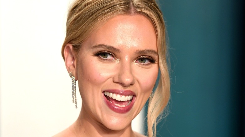 Scarlett Johansson smiling