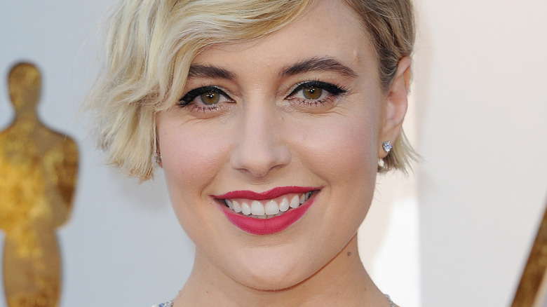 Greta Gerwig smiling