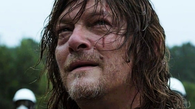 Daryl Dixon looking up