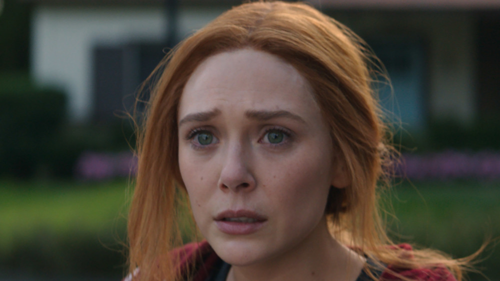 Elizabeth Olsen Wanda Maximoff concerned