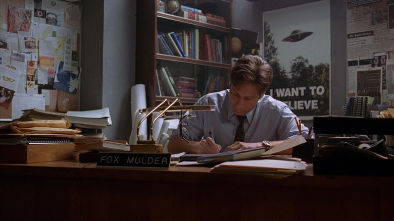 Mulder writing