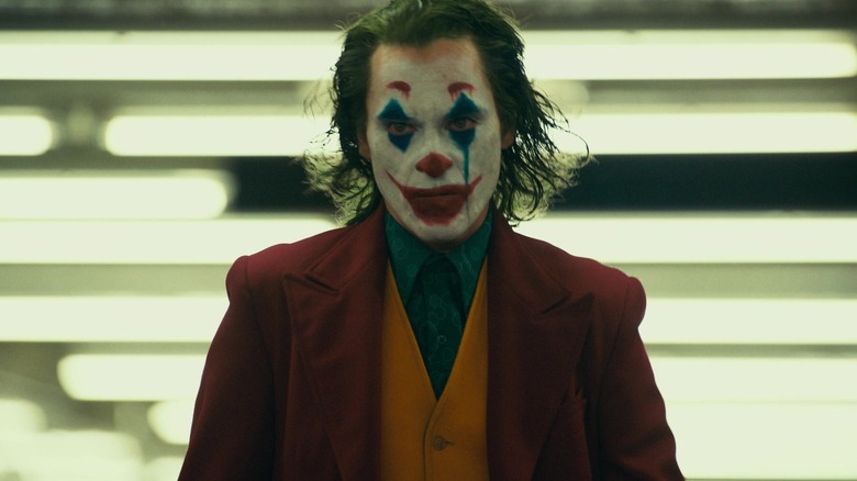 Joker wearing make-up