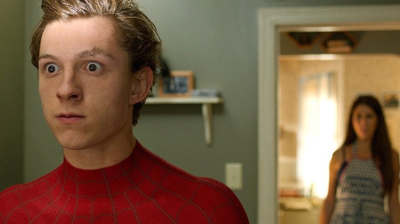Tom Holland Marisa Tomei in Spider-Man: Homecoming