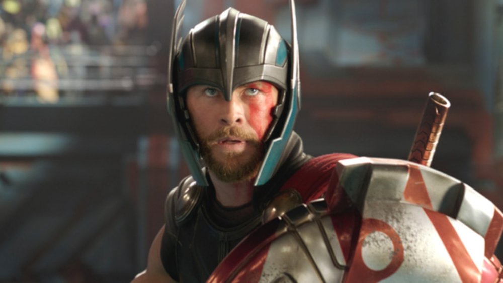 Chris Hemsworth as Thor in Thor: Ragnarok