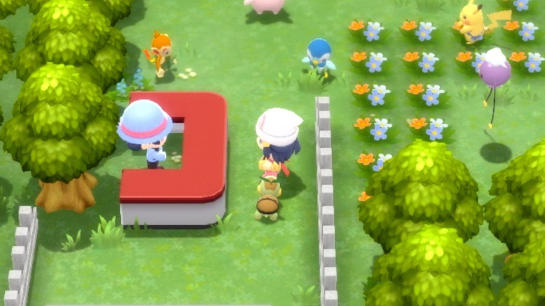 Pokemon Brilliant Diamond and Shining Pearl daycare
