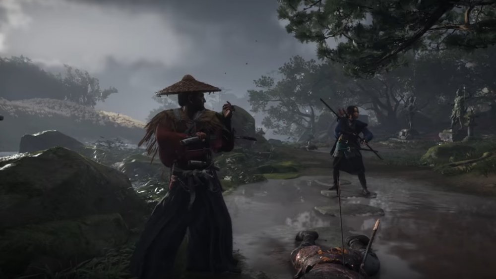 Blade being cleaned from gameplay trailer