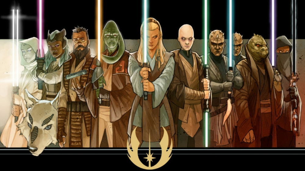 A lineup of Jedi from Star Wars: The High Republic