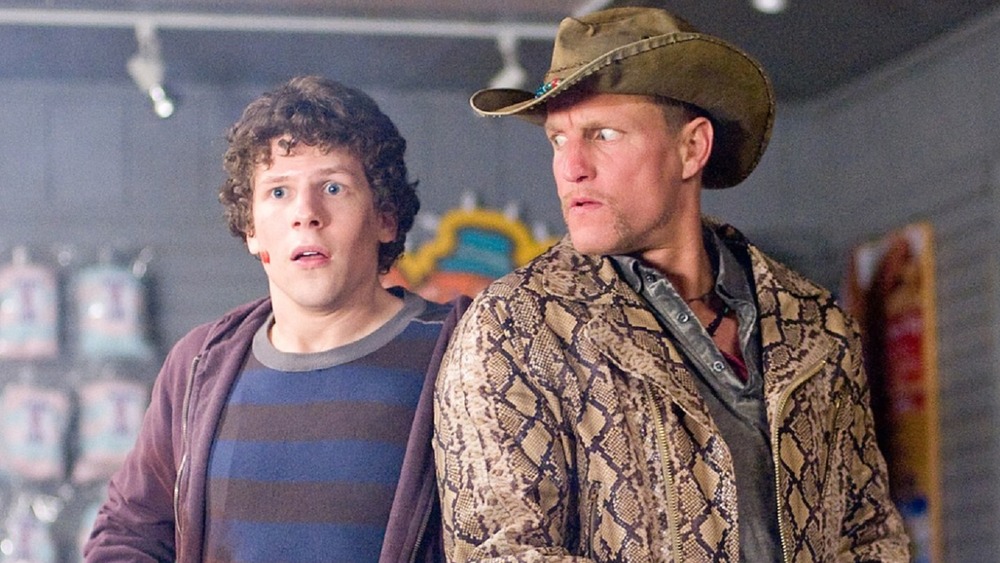 Woody Harrelson and Jesse Eisenberg in Zombieland