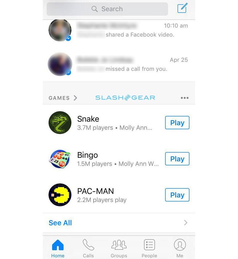 Snake game is available to play on Facebook Messenger