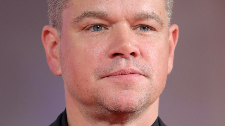 Matt Damon grinning