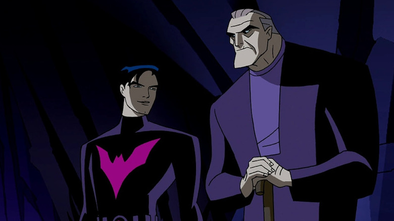 Bruce Wayne talks to Terry McGuinness in Batman Beyond: Return of the Joker