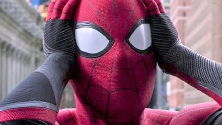 Spider-Man shocked