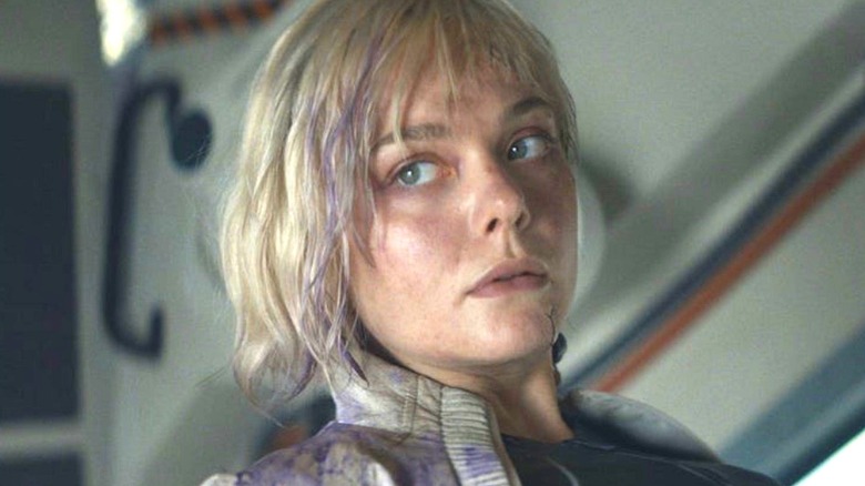 Thia glaring in "Predator: Badlands" (2025)