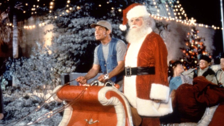 Ernest takes the reins from Santa Claus in "Ernest Saves Christmas" (1988)