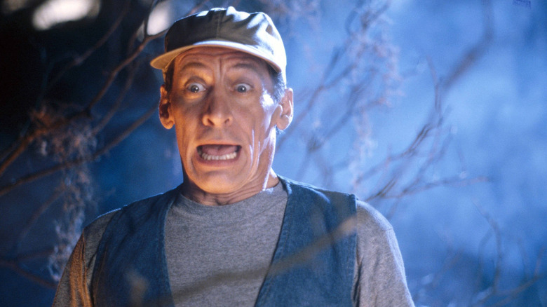 Ernest is scared in "Ernest Scared Stupid" (1991)