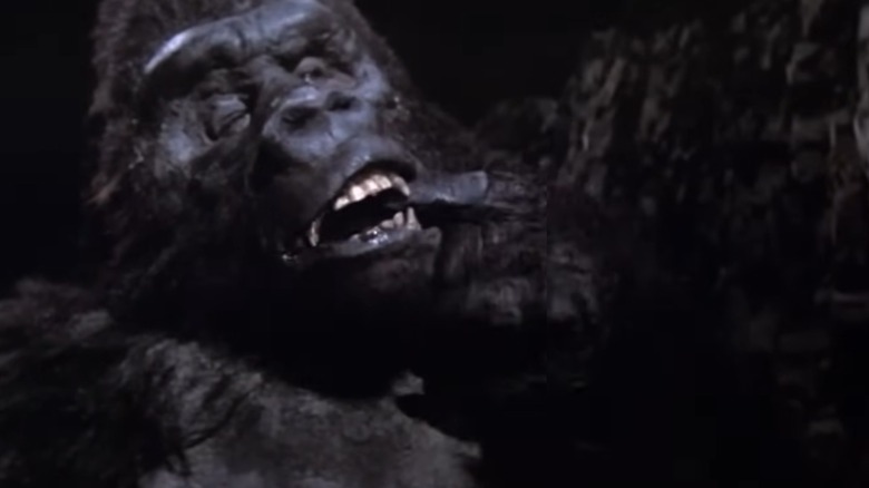 Kong picking at his teeth in "King Kong Lives" (1986)