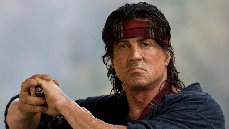 John Rambo waits for war in Rambo (2008)