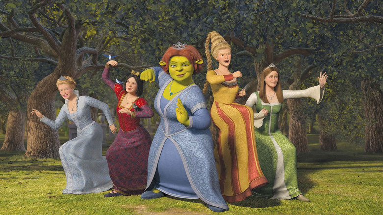 Fiona and the princesses ready to kick some butt in "Shrek The Third"