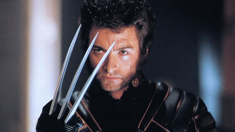 Wolverine unsheathing his claws in "X-Men" (2000)