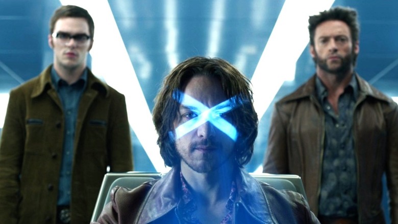Xavier opens Cerebro with Beast and Wolverine behind him in "X-Men: Days of Future Past" (2014)