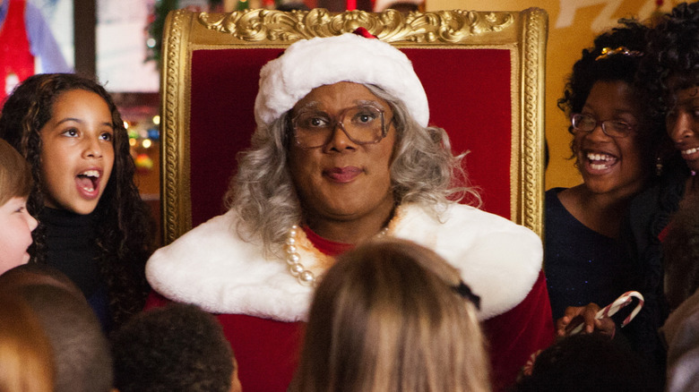 Madea plays Santa in "A Madea Christmas" (2013)
