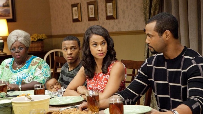 The Murphys have a chat in "Madea's Big Happy Family" (2011)