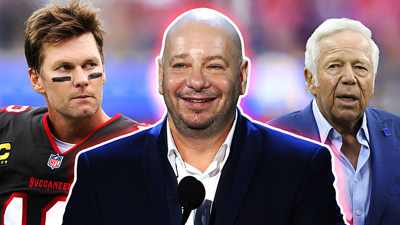 Tom Brady Jeff Ross Robert Kraft annoyed