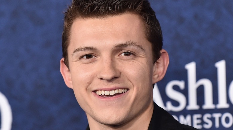 Tom Holland smiling