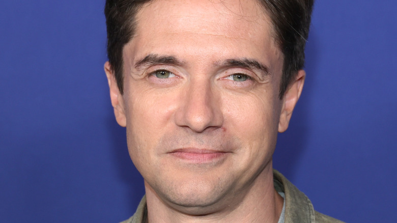 Topher Grace smiling