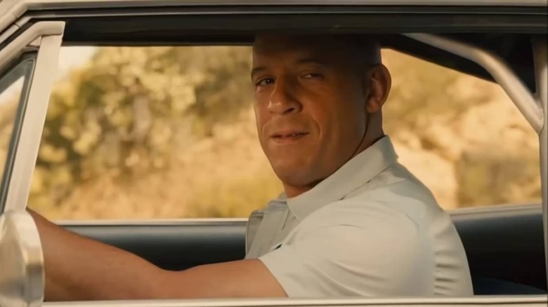 Dom Toretto driving