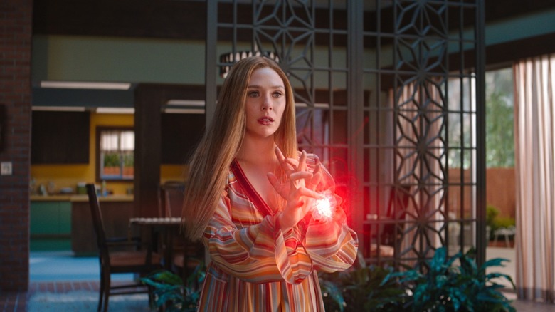 Wanda summoning her red energy