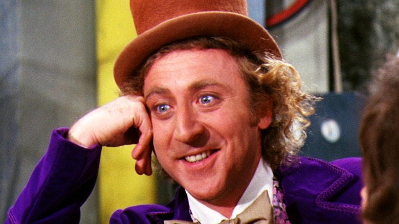 Willy Wonka smiles broadly