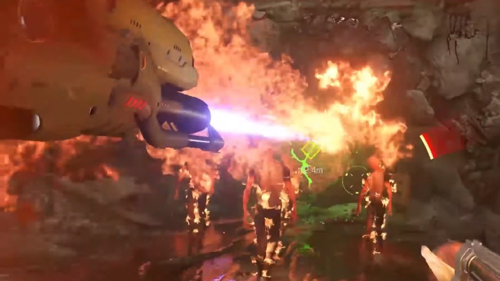 DOOM Eternal, flame belcher, armor