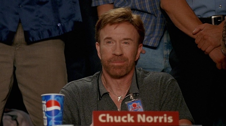 Chuck Norris smiling