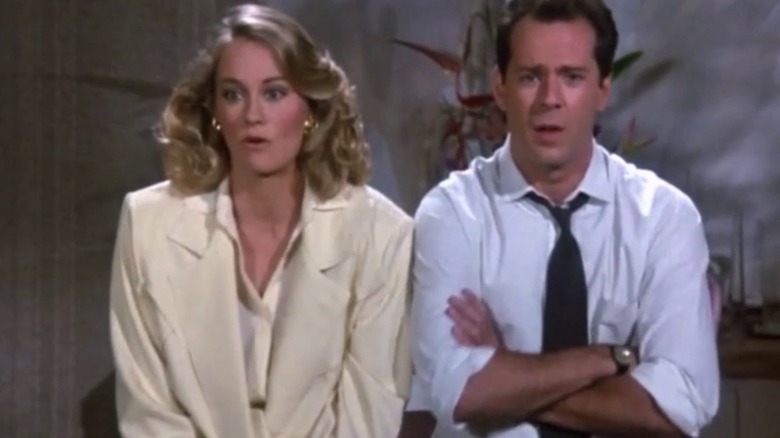 Bruce Willis and Cybill Shepherd in Moonlighting
