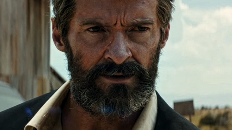 Hugh Jackman as an older Wolverine