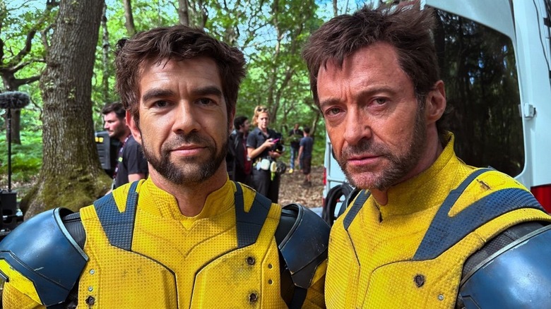 Daniel Stevens and Hugh Jackman