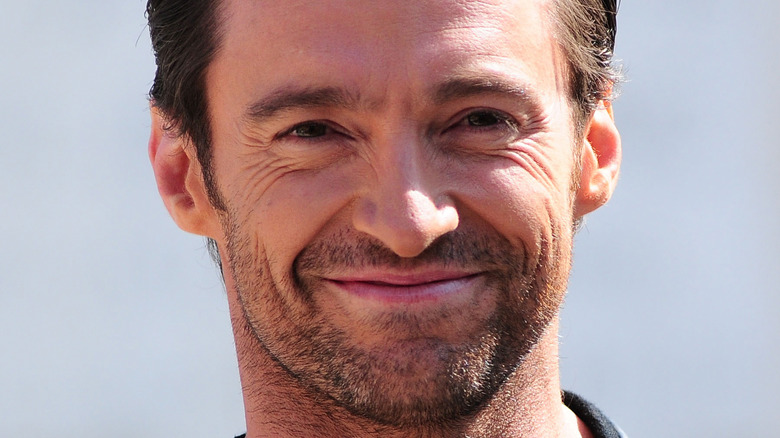 Hugh Jackman smiling