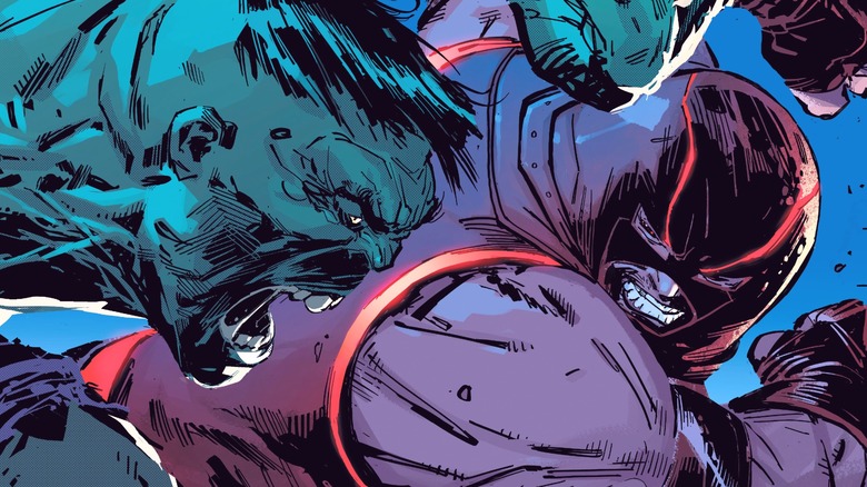 Juggernaut fighting the Hulk in "Juggernaut" #2