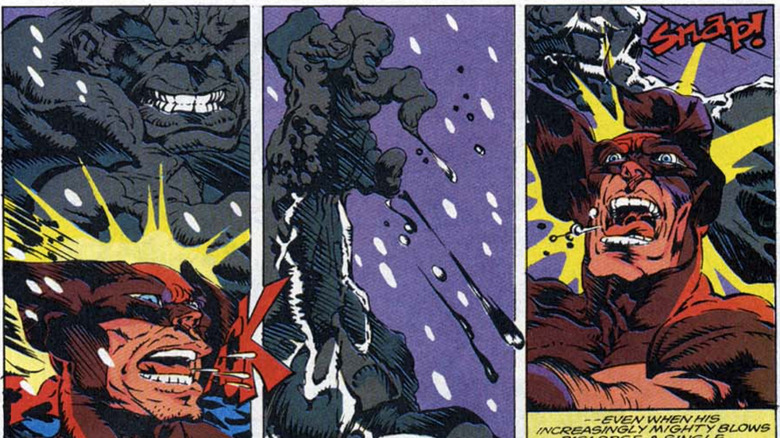 Wolverine killed by the Hulk