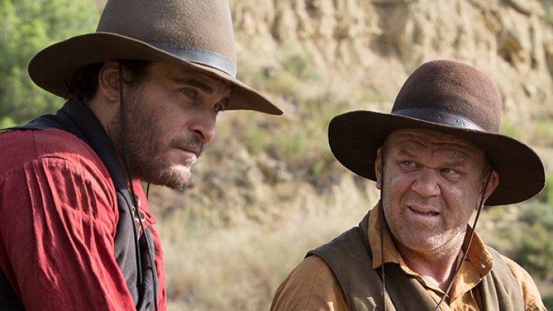 Joaquin Phoenix and John C. Reilly in The Sisters Brothers