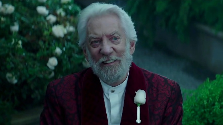 President Snow smiling