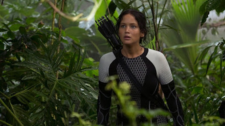 Katniss in the forest