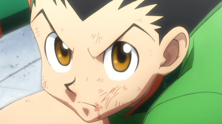 Gon fighting in tournament