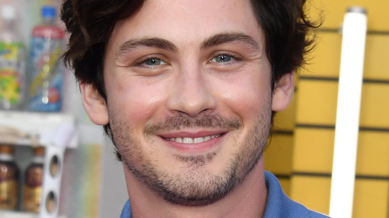 Logan Lerman smiling