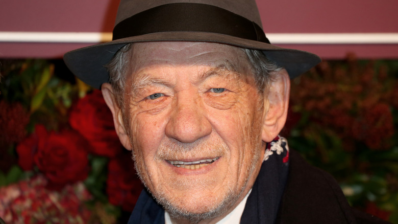 Ian McKellen smiling