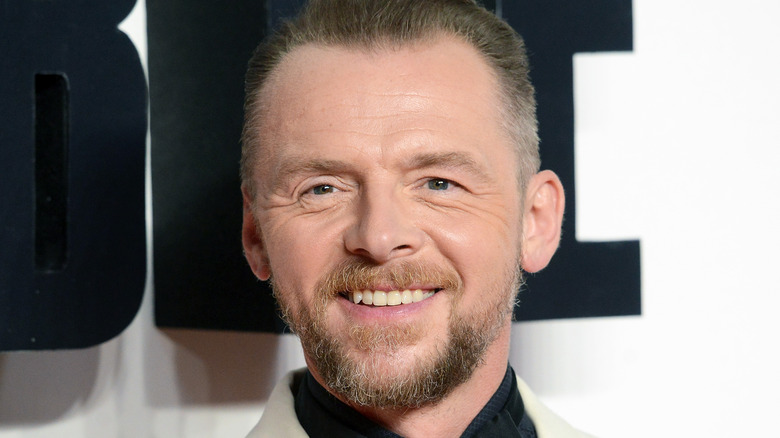 Simon Pegg on red carpet